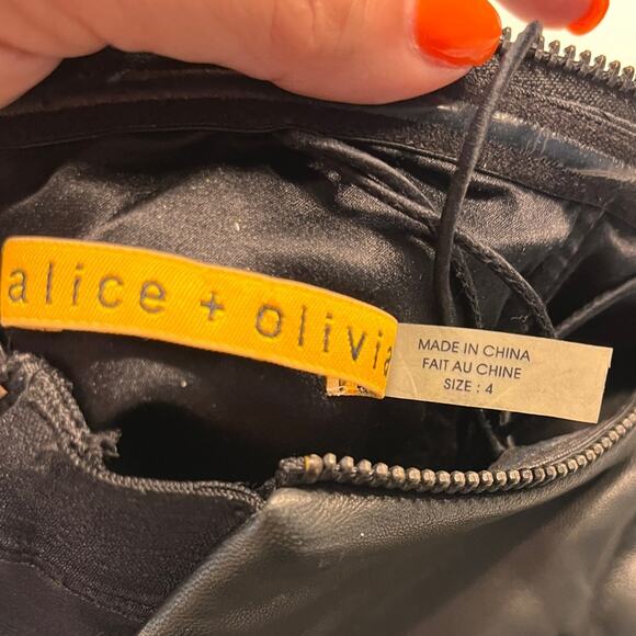 Alice + Olivia Black Strapless Dress - Picture 7 of 10